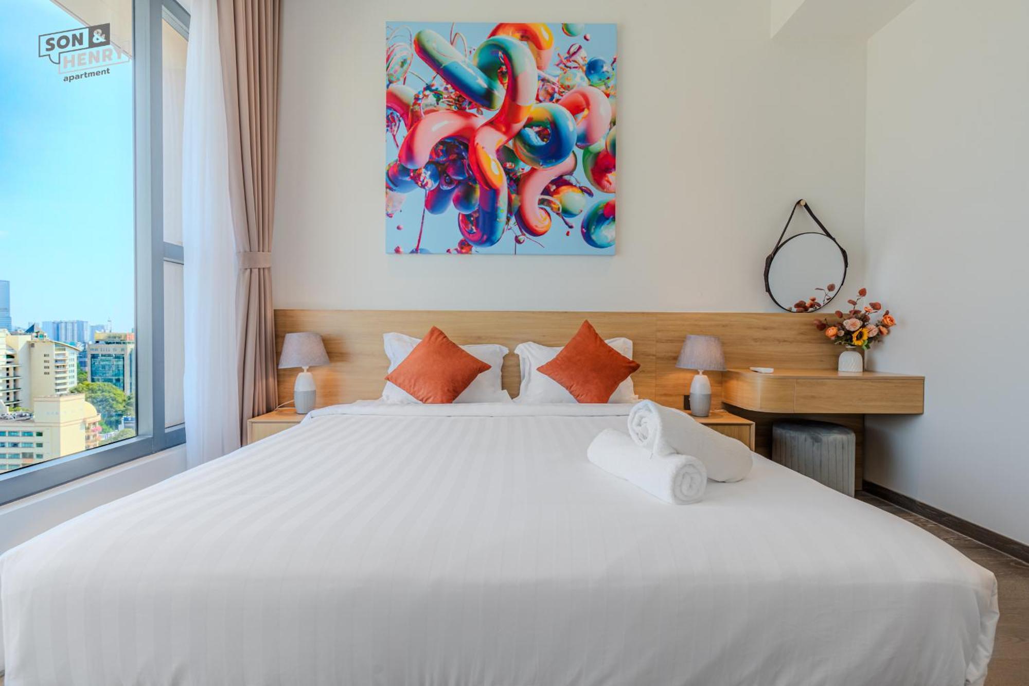Ferienwohnung Son&Henry The Marq Luxury Ho-Chi-Minh-Stadt Exterior foto