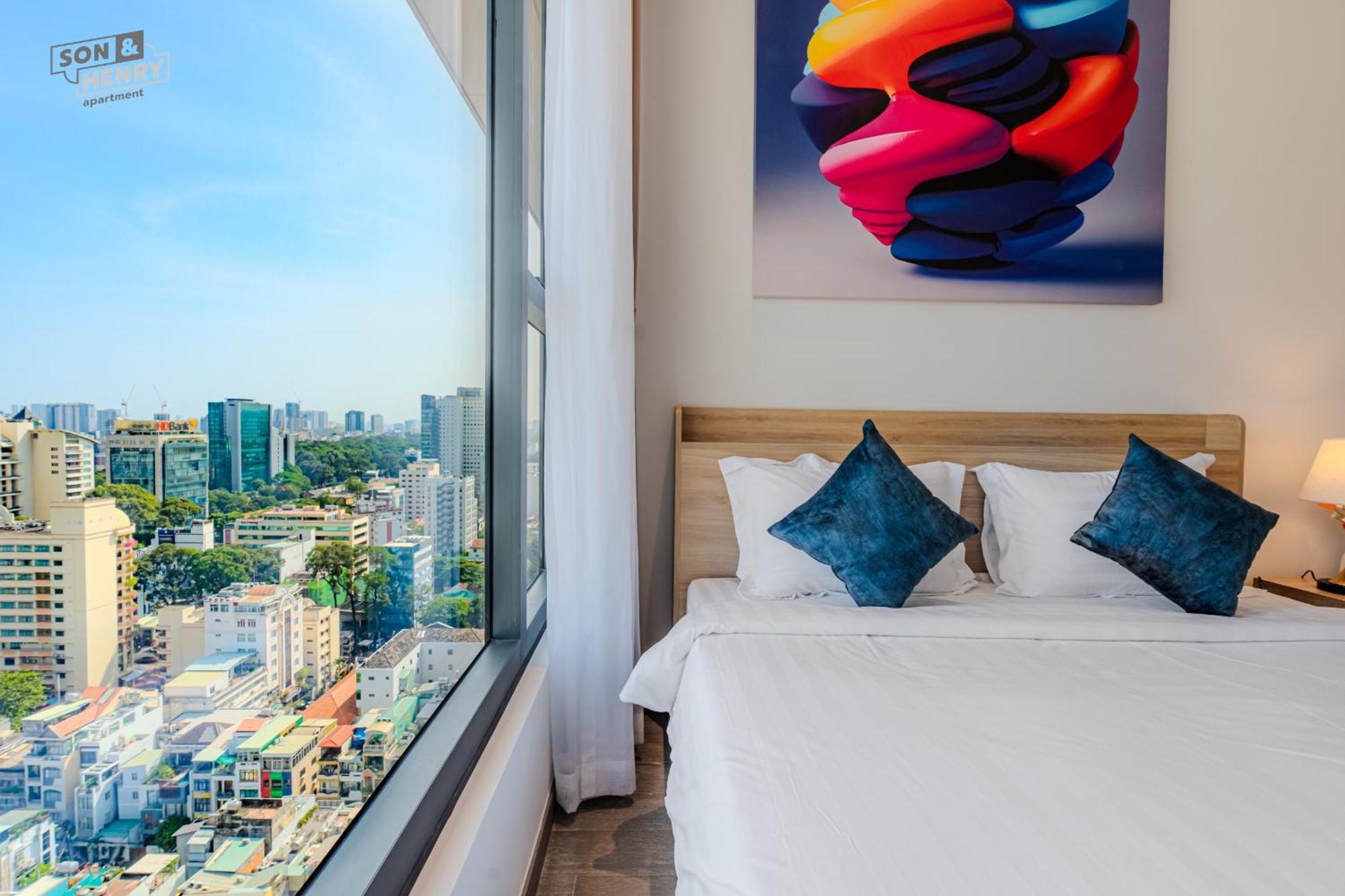 Ferienwohnung Son&Henry The Marq Luxury Ho-Chi-Minh-Stadt Exterior foto