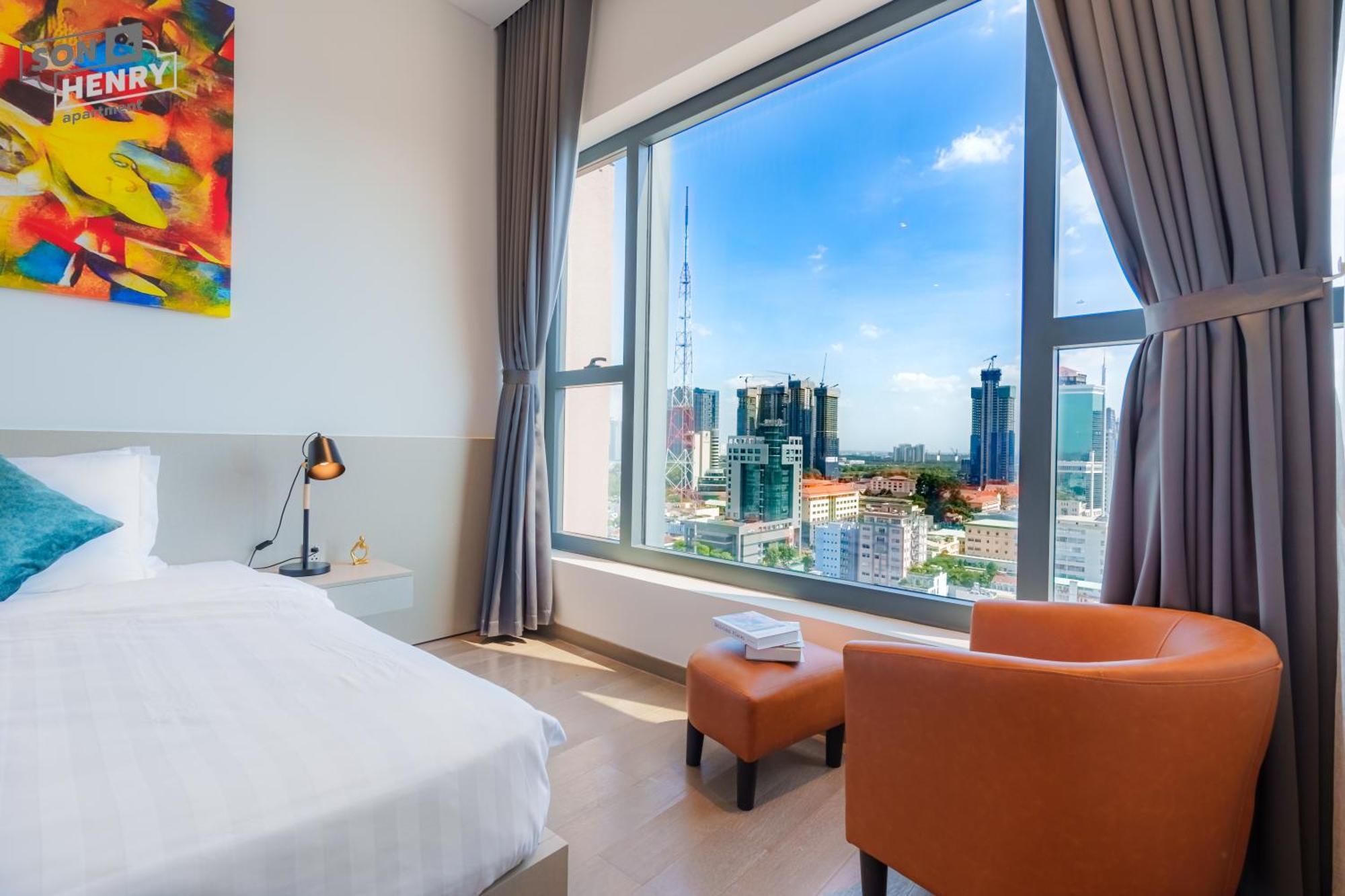 Ferienwohnung Son&Henry The Marq Luxury Ho-Chi-Minh-Stadt Exterior foto